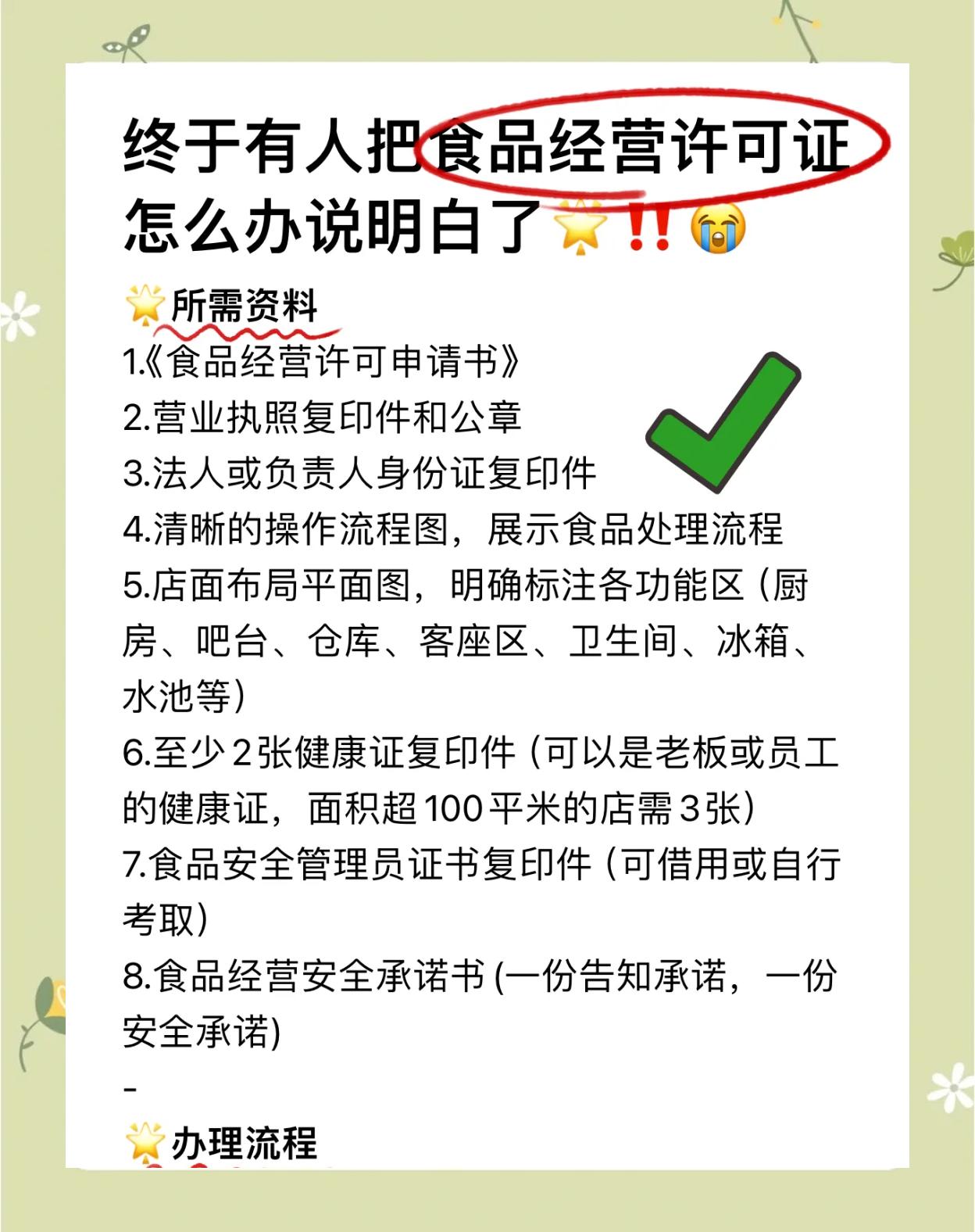 网上如何申请食品经营许可证(网上申请食品经营许可证的操作流程图)