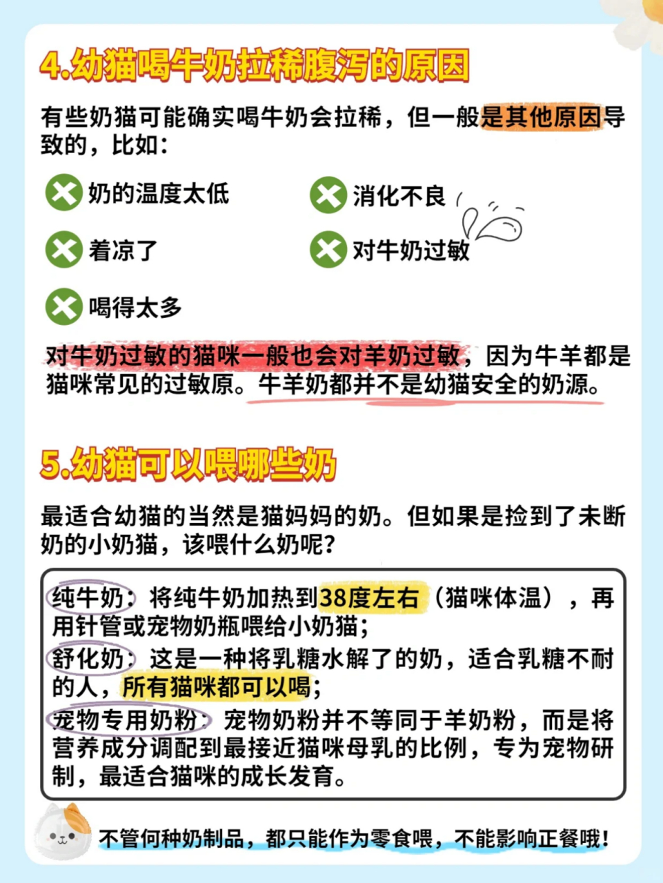猫可以喝纯牛奶吗(刚出生的猫可以喝纯牛奶吗)