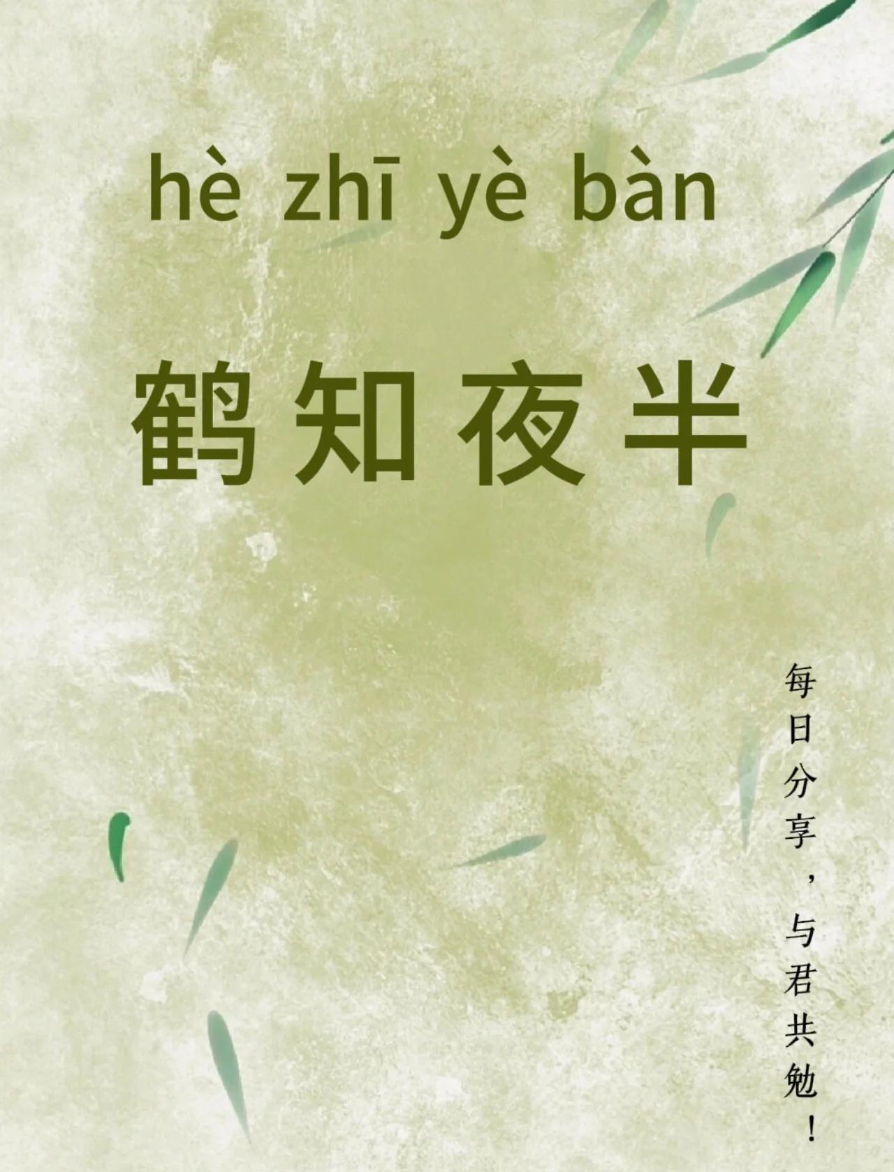 鹤开头的四字成语(鹤开头的四字成语大全集)