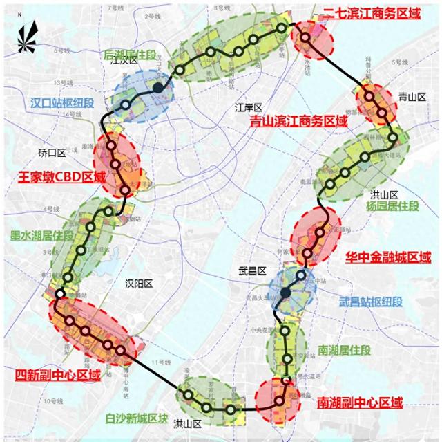 武汉12号线地铁线路图(武汉12号线地铁线路图起点和终点)