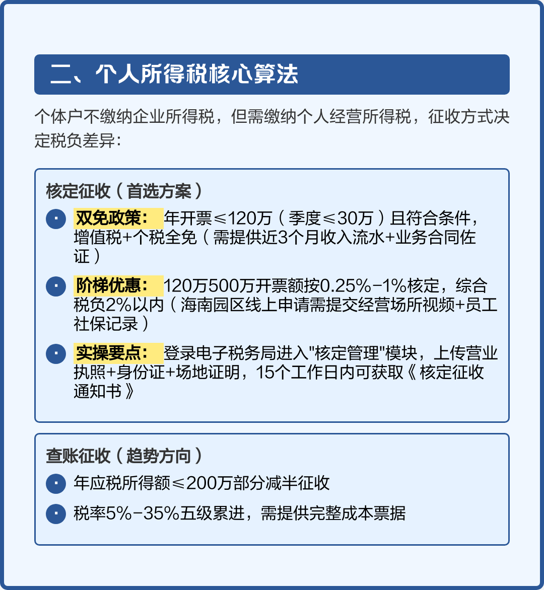 个体户一交税就死(个体户交税后还交个人所得税吗)