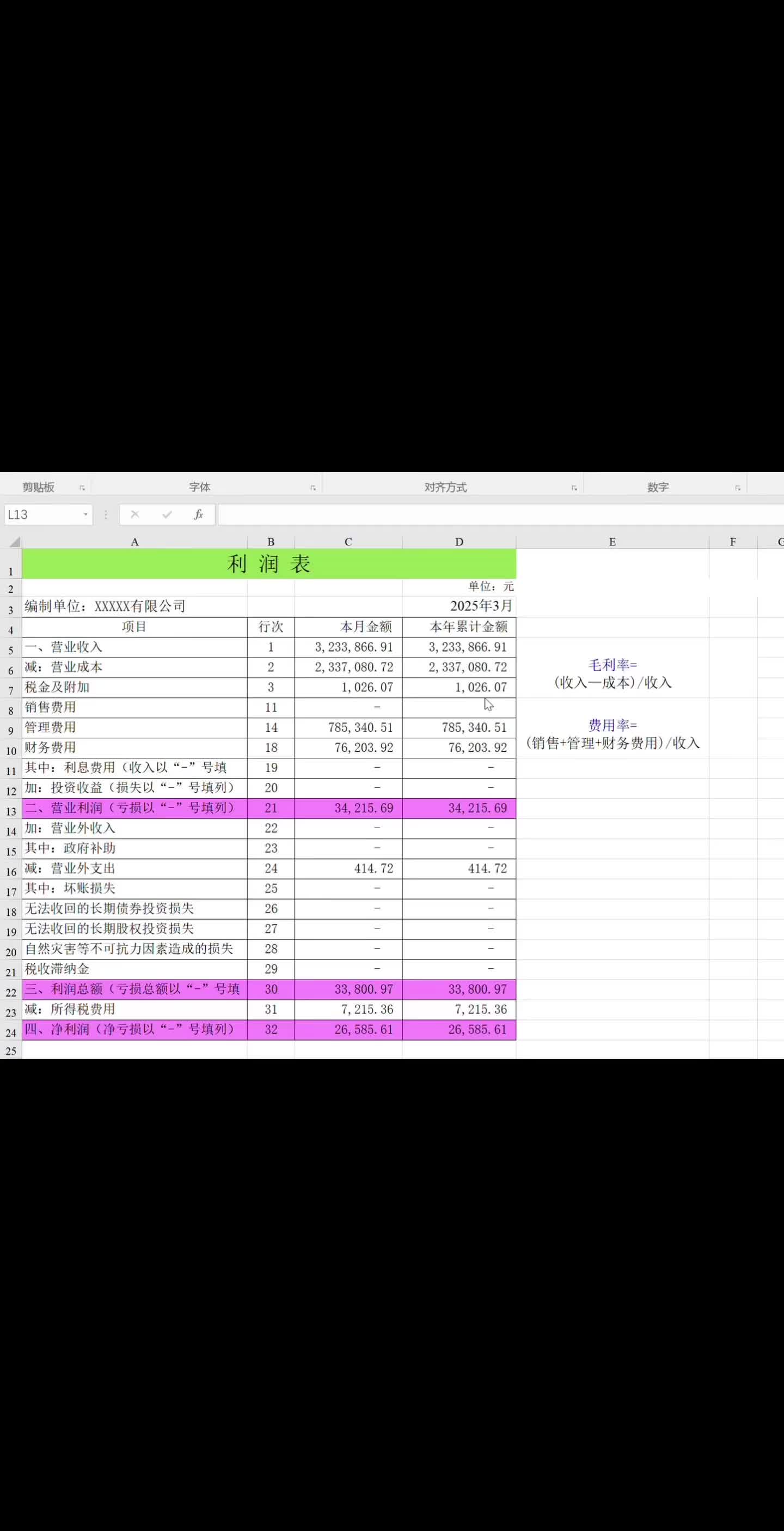 成本费用利润率计算公式(成本费用利润率计算公式及含义)