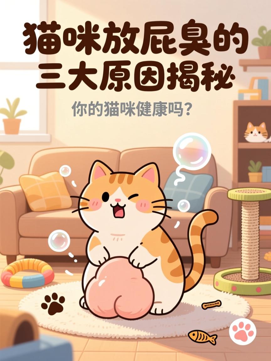 猫放屁没声音但是很臭(猫放屁没声音但是很臭是为什么)