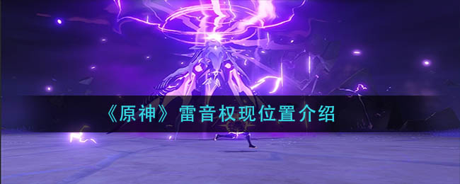 雷音权现怎么解锁(雷音权限下面的解谜怎么解)