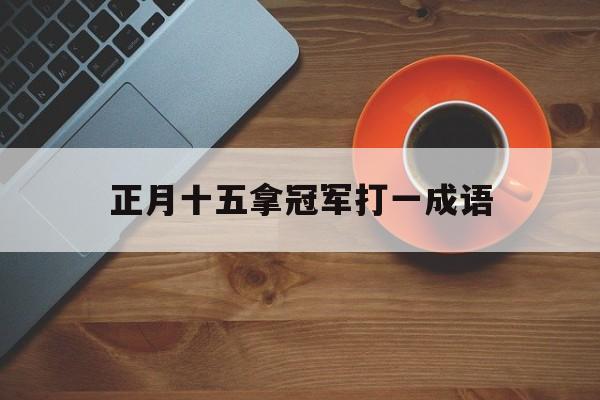 正月十五拿冠军打一成语(正月十五拿冠军 打一成语)